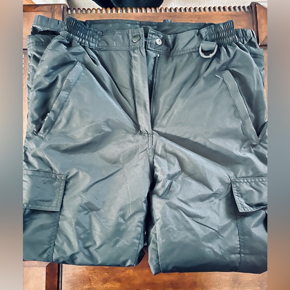 Essentials Black Cargo Pants